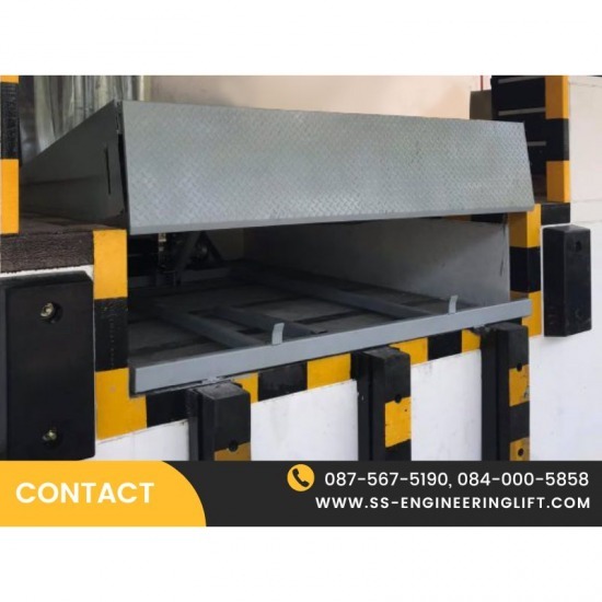 รับผลิตติดตั้งสะพานขนถ่ายสินค้า Dock Leveler ชลบุรี - รับผลิตลิฟท์ไฮดรอลิค X-Lift table - ชัวร์ เอ็นจิเนียริ่ง